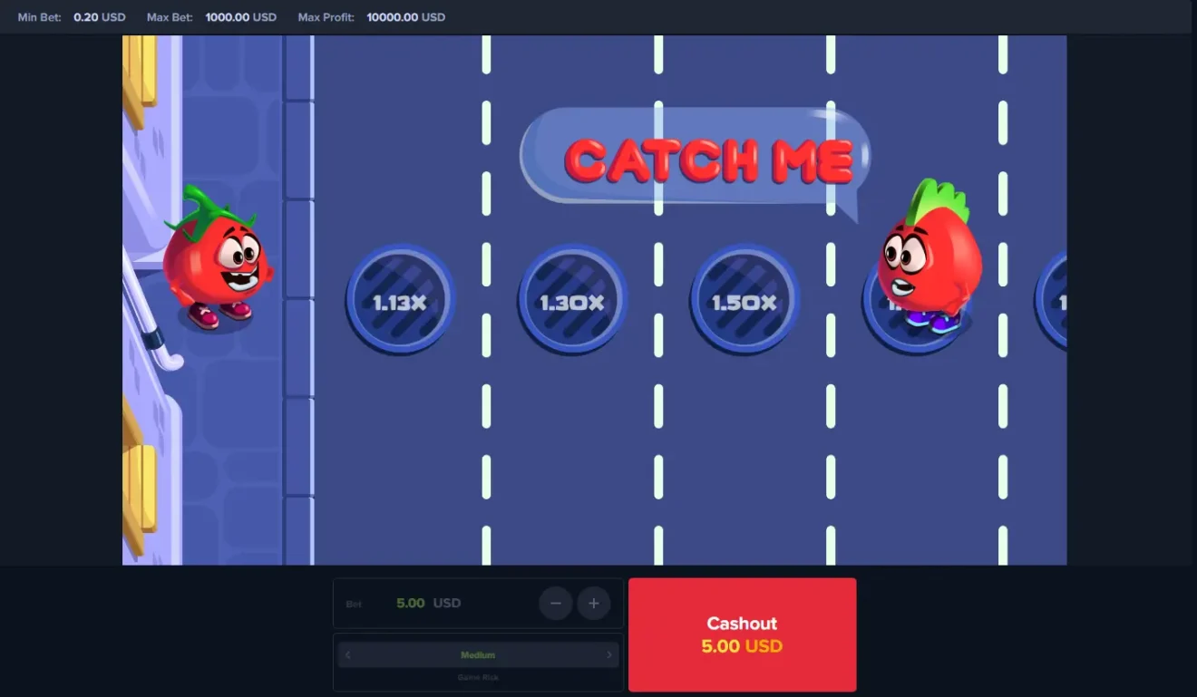 Catch Up Casino : Tomato Game